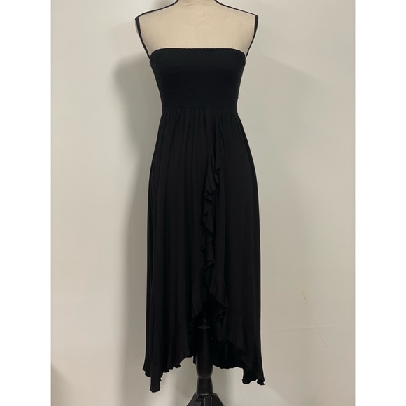 Raviya Dresses & Skirts - Raviya Tube Top Smocked Tube Top Dress Black Size S